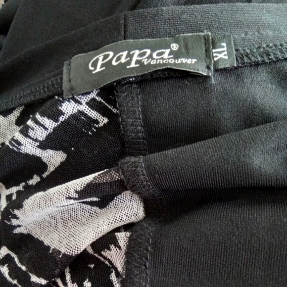 New Papa Black Mesh Open Duster XL - Picture 10 of 11